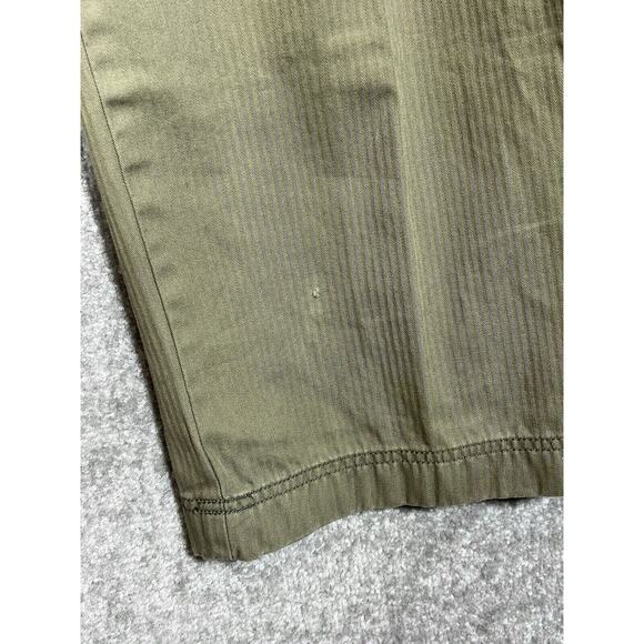 Gander Mountain Cargo Pants‎ Mens Size 42x32 Green Cotton Pockets Straight Leg - Picture 9 of 10